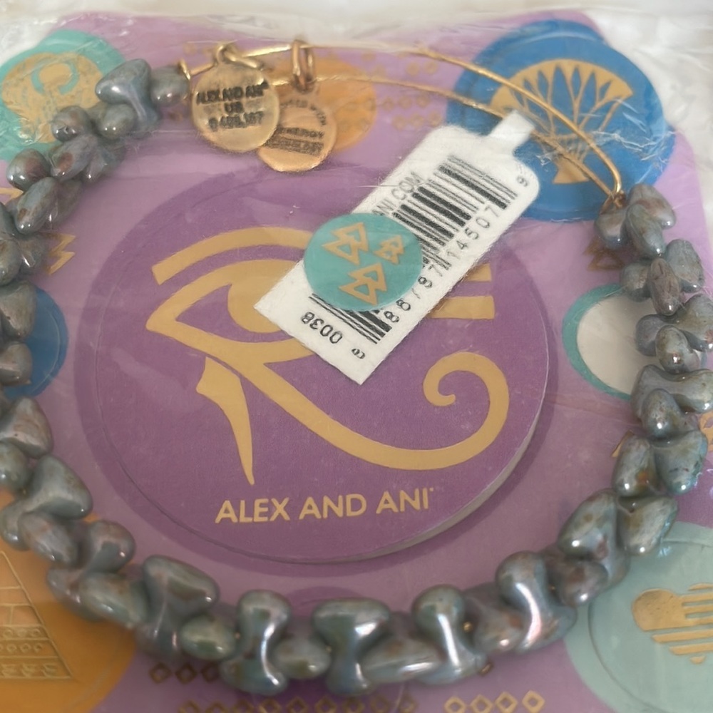 Alex and Ani Womens Boulder EWB, Robin Bangle Bracelet, RG In Original P…